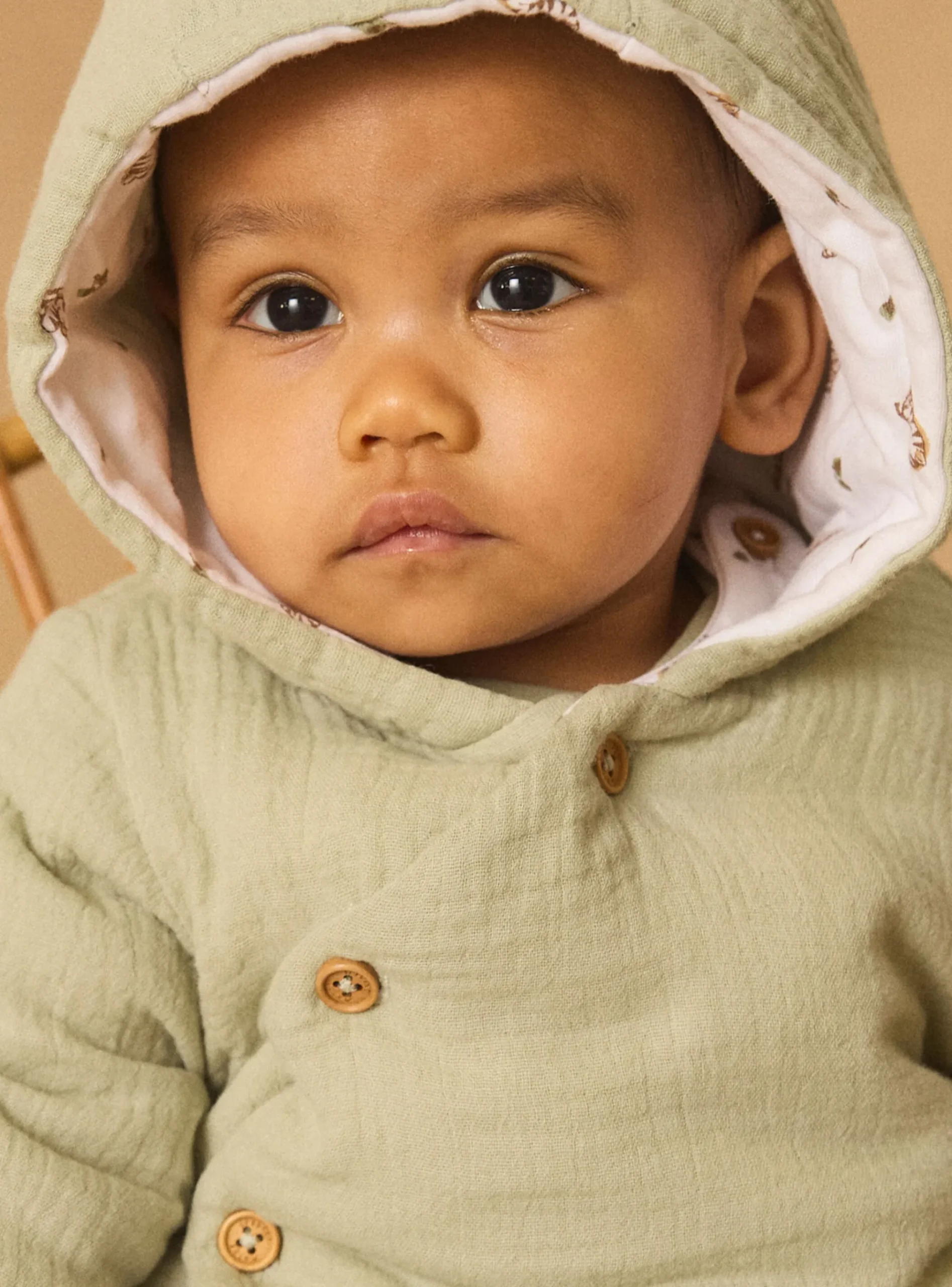 Sergent Major Veste & Cardigan-Veste à capuche en gaze de coton et jersey