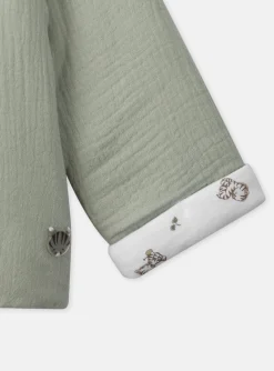 Sergent Major Veste & Cardigan-Veste à capuche en gaze de coton et jersey