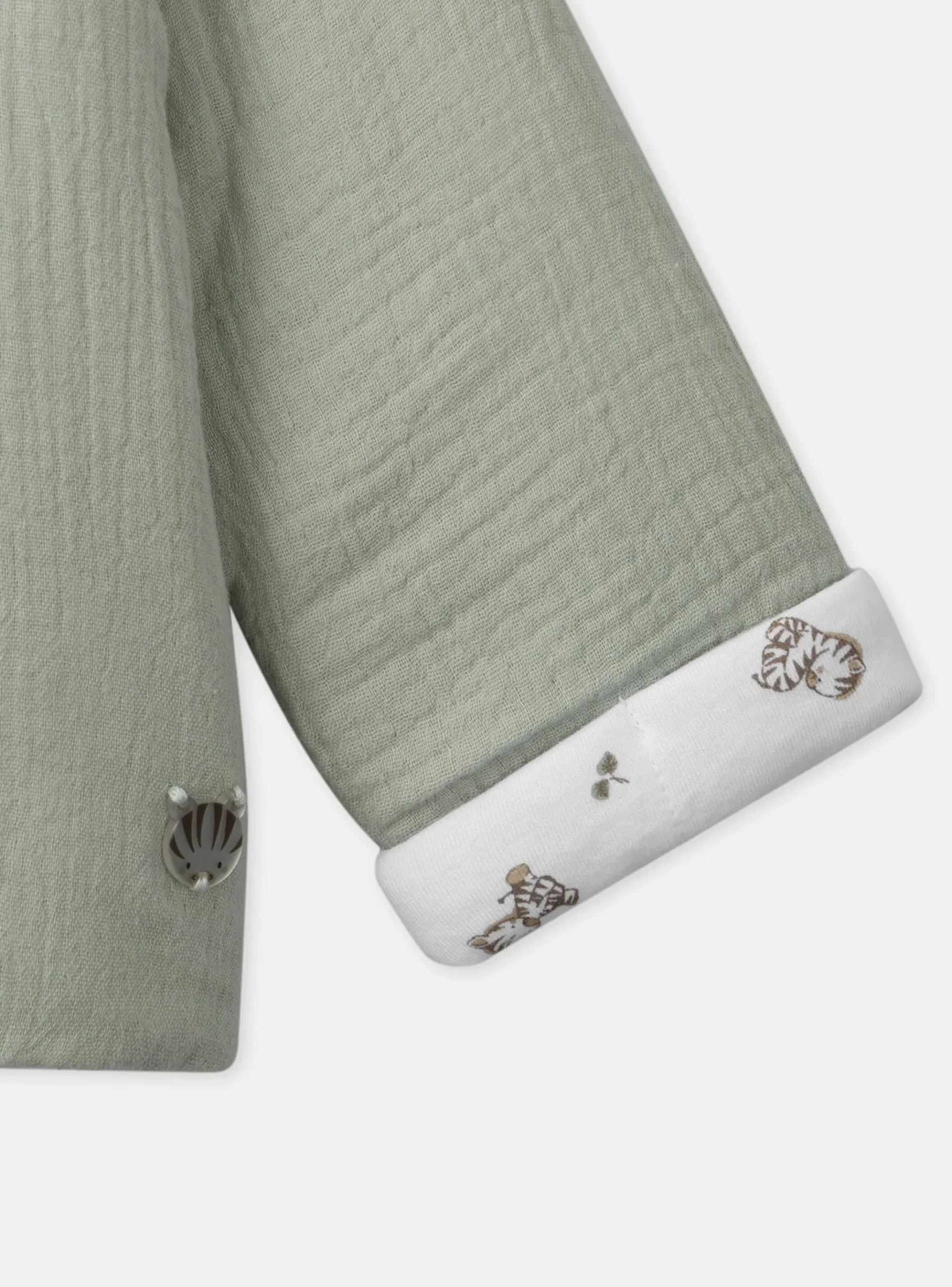 Sergent Major Veste & Cardigan-Veste à capuche en gaze de coton et jersey