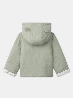 Sergent Major Veste & Cardigan-Veste à capuche en gaze de coton et jersey