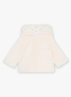 Sergent Major Veste & Cardigan-Veste &agrave; capuche rose p&acirc;le en velours