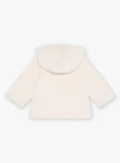 Sergent Major Veste & Cardigan-Veste &agrave; capuche rose p&acirc;le en velours