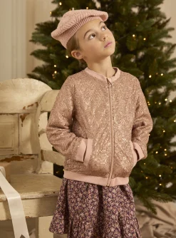 Sergent Major Manteau, Parka & Veste-Veste &agrave; sequins