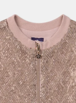 Sergent Major Manteau, Parka & Veste-Veste &agrave; sequins