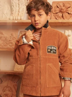 Sergent Major Manteau, Parka & Veste-Veste Côtelé