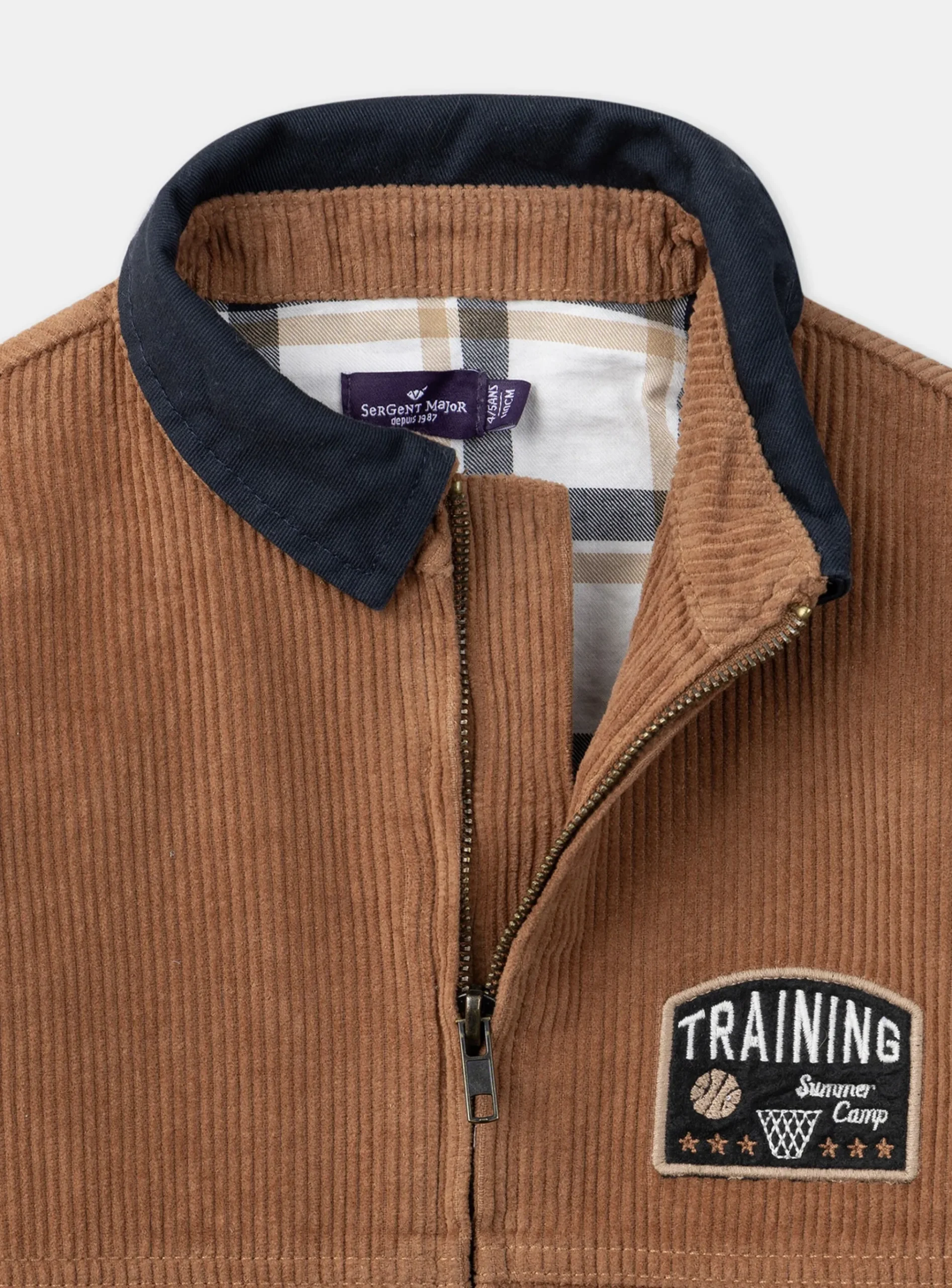 Sergent Major Manteau, Parka & Veste-Veste Côtelé