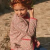 Sergent Major Pull, Gilet & Cardigan-Veste en tubique matelass&eacute; rouge r&eacute;versible