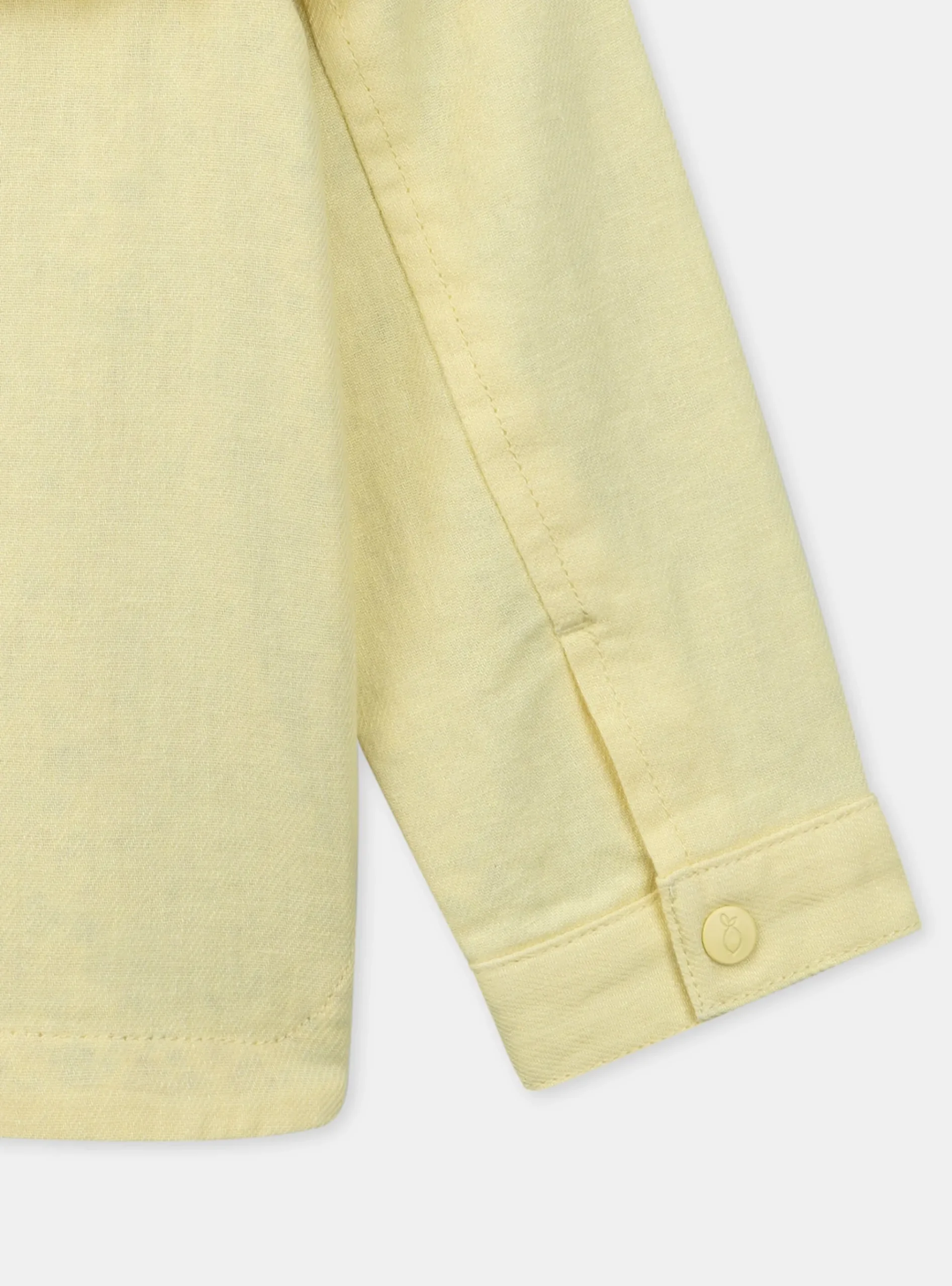 Sergent Major Manteau, Parka & Veste-Veste jaune à volant