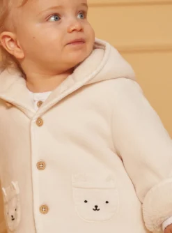 Sergent Major Manteau, Parka & Veste-Veste polaire à capuche