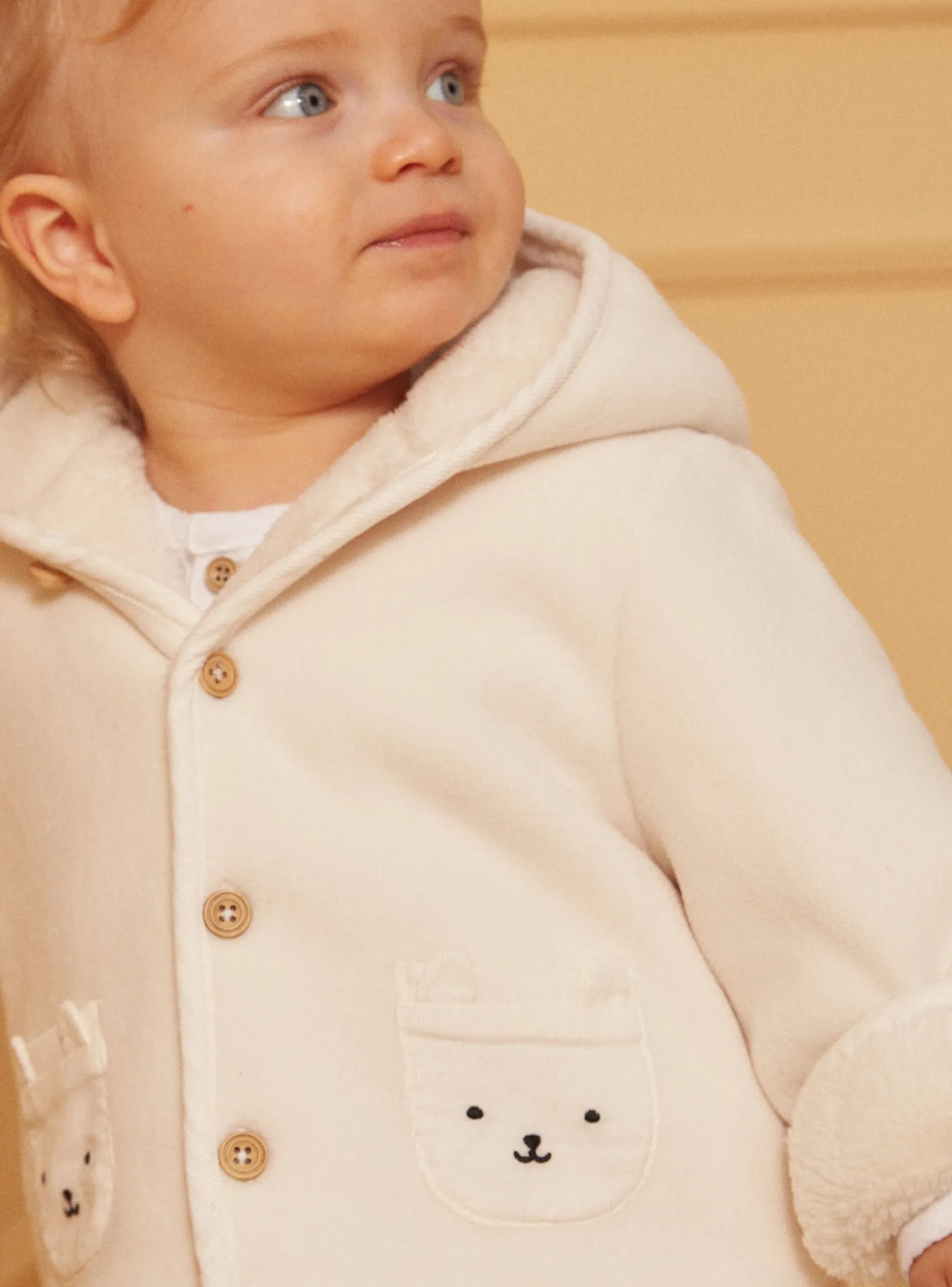 Sergent Major Manteau, Parka & Veste-Veste polaire à capuche
